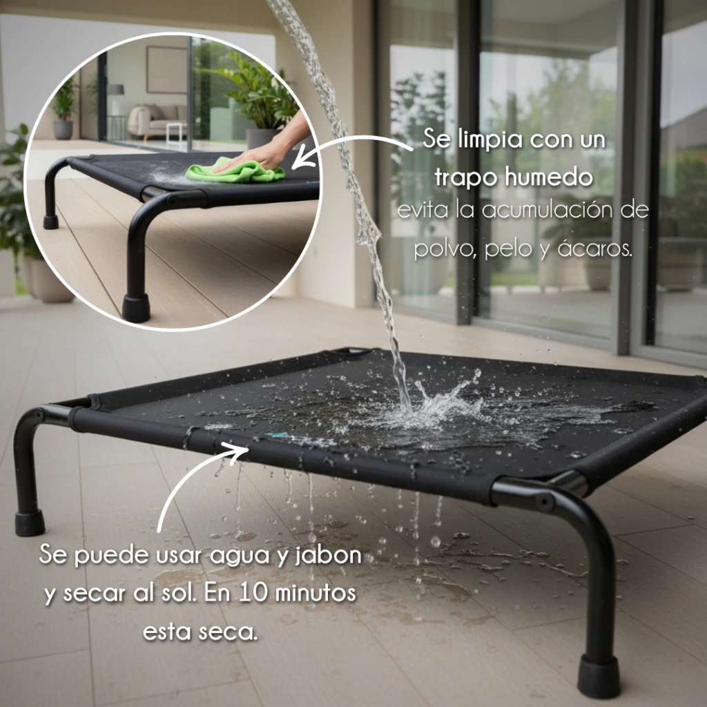 4paws - Cama Grande Elevada para Perro - Image 3
